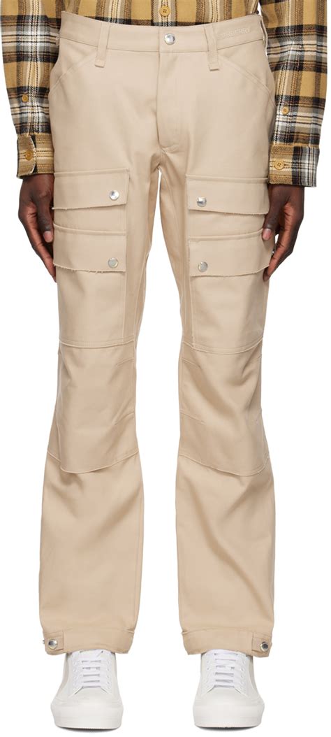 burberry long cargo pant beige|Burberry jeans women's.